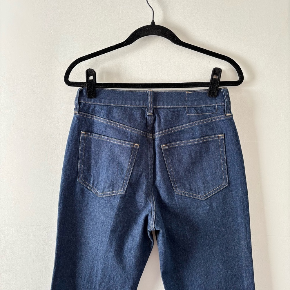 J. Crew Dark Indigo Wide-Leg Jeans - Picture 6 of 8
